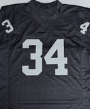 Oakland Raiders Legend BO JACKSON Signed Custom Replica Black Jersey AUTO - BAS