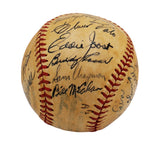 Lou Brissie, Dick Fowler Signed Signed 1949 Philadelphia Athletics Baseall - 28