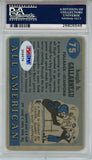 Hugh Gallarneau Signed 1955 Topps All American #75 Trading Card PSA Slab 43696