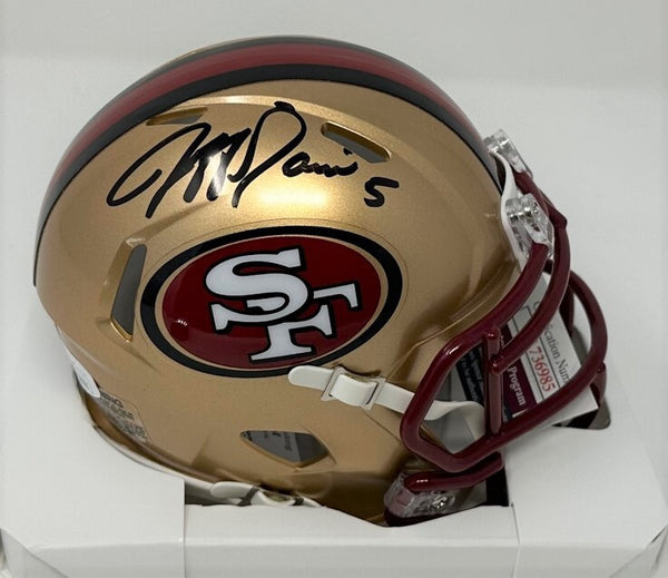SF 49ers Quarterback JEFF GARCIA Signed Riddell Speed Mini Helmet AUTO - JSA
