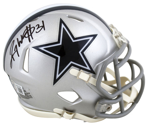 Cowboys Roy Williams Authentic Signed Speed Mini Helmet BAS Witnessed