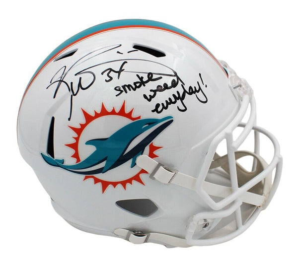 Ricky Williams Signed Dolphins Speed Full Size Helmet - "Smoke Weed Everyday!"