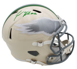 Jason Kelce Signed Philadelphia Eagles Speed Full Size Retro NFL Helmet