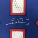 FRAMED Autographed/Signed EVAN ENGRAM 33x42 New York Color Rush Jersey JSA COA