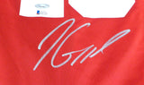 49ERS JIMMY GAROPPOLO AUTOGRAPHED RED NIKE JERSEY XL TRISTAR & BECKETT 133389