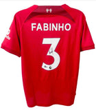 Fabinho Signed Liverpool FC Home Jersey Nike Soccer Jersey (Beckett) Team Brazil