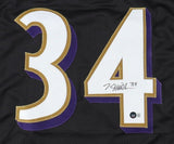 Keaton Mitchell Signed Baltimore Ravens Jersey (Beckett) Ex-East Carolina U / RB