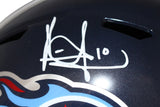 Vince Young Autographed Tennessee Titans F/S Helmet Beckett 40997