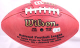 M. Faulk K. Warner D. Vermeil Autographed Wilson Duke Football-Beckett W Holo