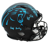 Steve Smith Sr Signed Carolina Panthers Speed Auth. Eclipse NFL Helmet w/3 Insc.