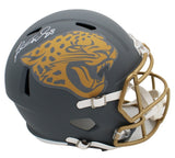 Fred Taylor Signed Jacksonville Jaguars Speed Full Size Slate NFL Helmet