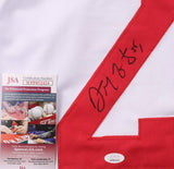 Darren McCarty Signed Detroit Red Wings Jersey (JSA COA) 4xStanley Cup Champ