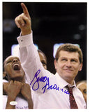 Geno Auriemma Univ of Connecticut Signed/Autographed 11x14 Photo JSA 160851