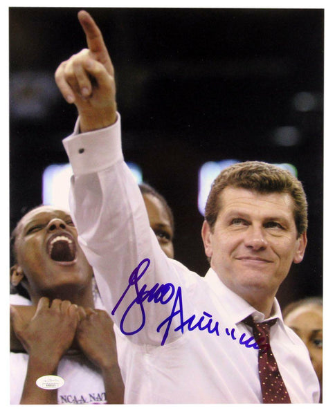 Geno Auriemma Univ of Connecticut Signed/Autographed 11x14 Photo JSA 160851