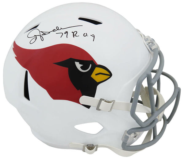 Ottis Anderson Signed Cardinals T/B Riddell F/S Speed Rep Helmet w/ROY -(SS COA)