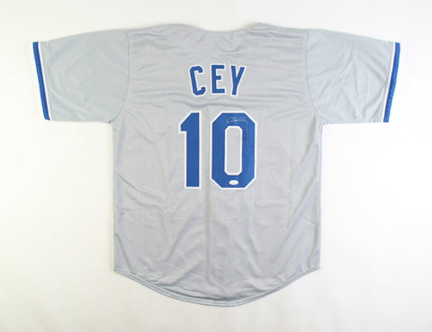 Ron Cey Signed Los Angeles Dodgers Jersey (JSA COA) 1981 World Series Champion