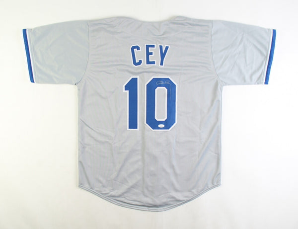 Ron Cey Signed Los Angeles Dodgers Jersey (JSA COA) 1981 World Series Champion