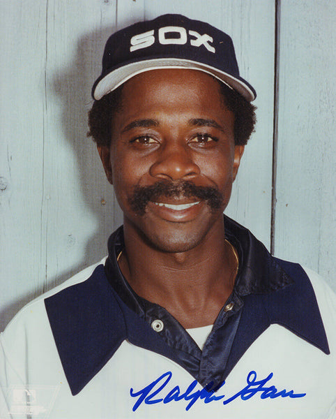 Ralph Garr Signed Chicago White Sox Head Shot Close Up 8x10 Photo - (SS COA)
