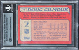 Blues Doug Gilmour Authentic Signed 1985 Topps #76 Card BAS Slabbed