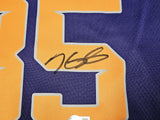 SUNS KEVIN DURANT AUTOGRAPHED PURPLE NIKE ICON EDITION JERSEY SIZE 52 BECKETT