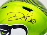 DEVON WITHERSPOON AUTOGRAPHED SEAHAWKS FLASH GREEN FULL SIZE HELMET MCS 235442
