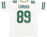 GREEN BAY PACKERS MARK CHMURA AUTOGRAPHED WHITE JERSEY PSA/DNA ITP STOCK #234554