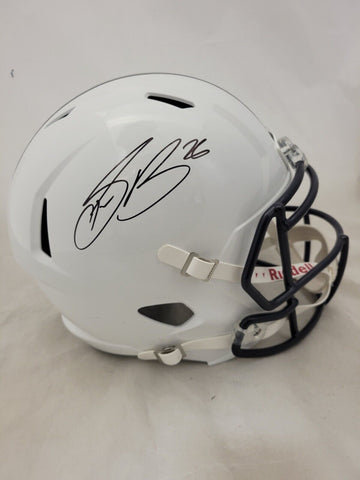 SAQUON BARKLEY SIGNED PENN STATE NITTANY LIONS F/S SPEED REP HELMET BECKETT QR