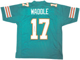MIAMI DOLPHINS JAYLEN WADDLE AUTOGRAPHED SIGNED TEAL JERSEY JSA STOCK #222014