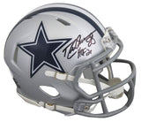 Cowboys Drew Pearson "HOF 21" Authentic Signed Speed Mini Helmet w/ Case JSA