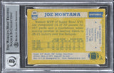 49ers Joe Montana Authentic Signed 1982 Topps #488 Card Auto 10! BAS Slabbed 2