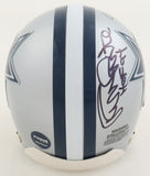 Bob Lilly & Randy White Signed Cowboys Mini Helmet Inscribed "HOF 80" & "HOF 94"
