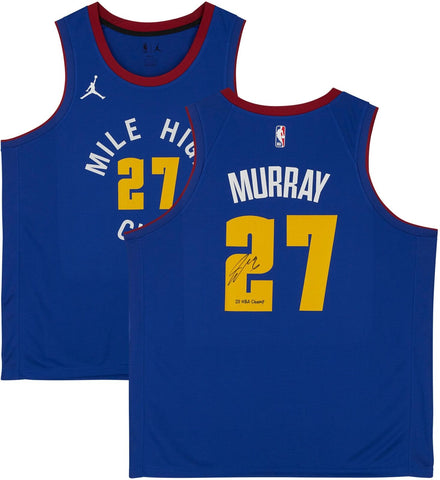 Jamal Murray Nuggets 23 NBA Finals Champs Signed Jersey w/"23 NBA Champ" Ins