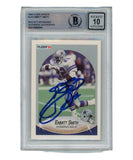 Emmitt Smith Autographed 1990 Fleer U-40 Card Grade 10 Auto Beckett 39443