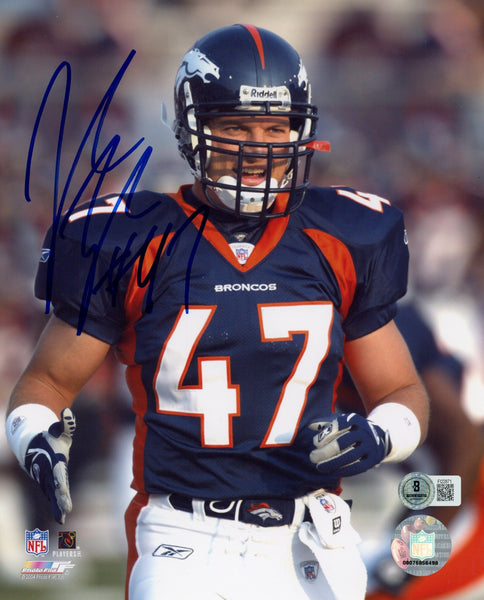 John Lynch Autographed/Signed Denver Broncos 8x10 Photo Beckett 57701