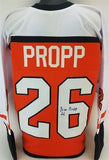 Brian Propp Signed Philadelphia Flyers Jersey (JSA COA) 5xAll Star Left Wing