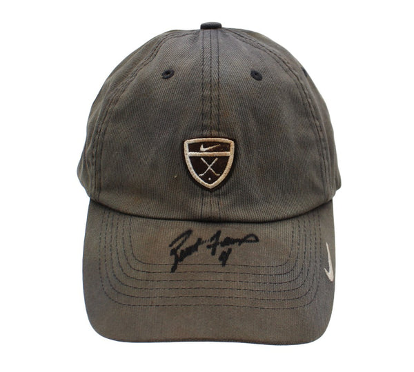Brett Favre Signed Worn Nike Golf Olive Green Hat
