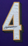 FRAMED BALTIMORE RAVENS ZAY FLOWERS AUTOGRAPHED SIGNED JERSEY JSA COA