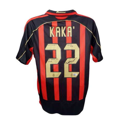 Kaka Signed & Inscribed AC Milan Jersey with Beckett COA - I Belong To Jesus
