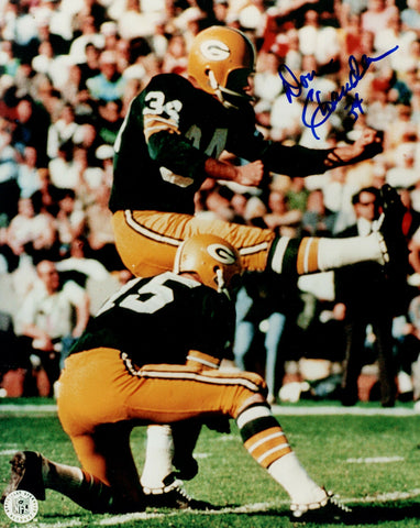 Packers DON CHANDLER (d) Signed 8x10 Photo #4 AUTO - SB I II Champ - GBP HOF