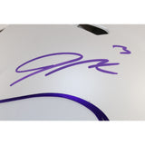 Jordan Addison Autographed Minnesota Vikings Authentic Alt Helmet Beckett 50975