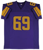 Jared Allen Signed Minnesota Vikings Color Rush Jersey (Beckett) 5xPro Bowl D.E.