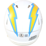 Justin Herbert Autographed/Signed Los Angeles Chargers Mini Helmet Beckett 59173
