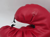 Oscar De La Hoya Autographed Red Everlast Boxing Glove LH Beckett QR #BS30351