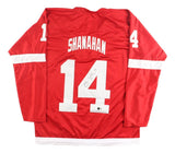 Brendan Shanahan Detroit Signed Red Hockey Jersey BAS