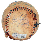 THE SANDLOT CAST (6) SIGNED BABE RUTH REPLICA BASEBALL - TOM GUIRY BRANDON ADAMS