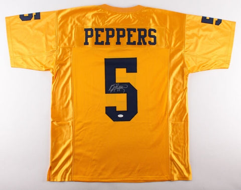 Jabrill Peppers Signed Michigan Wolverines Jersey (JSA COA) Patriots Safety
