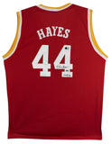 Elvin Hayes "HOF 90" Authentic Signed Red Pro Style Jersey BAS #BY031296