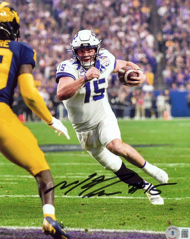 MAX DUGGAN AUTOGRAPHED SIGNED TCU HORNED FROGS 8X10 PHOTO BECKETT
