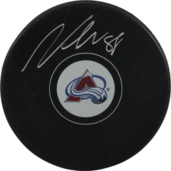 Martin Necas Autographed/Signed Colorado Avalanche Logo Puck Fanatics 49785