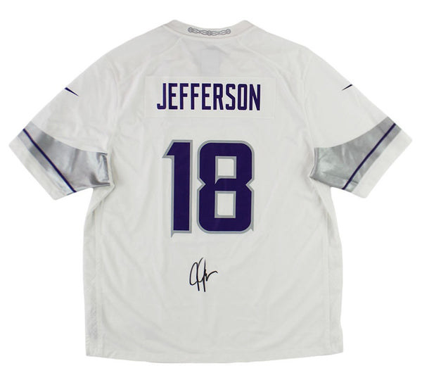 Justin Jefferson Signed Minnesota Vikings Nike Alternate White NFL Jersey